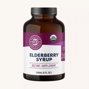 Elderberry Syrup vimergy pura fons front