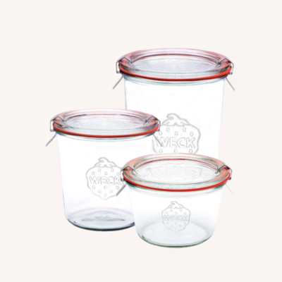 4x Mold WECK Glass Jars