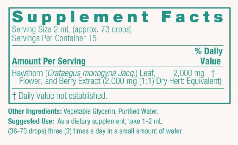 Află informații despre ingredientele suplimentului de extract de păducel.