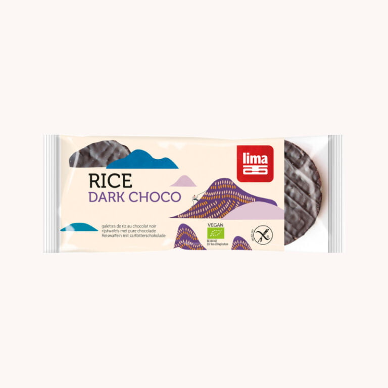 Lima Rice Cakes Dark Chocolate Gluten-free