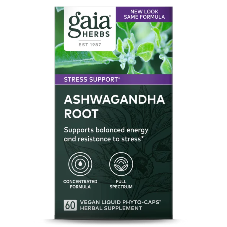 Ashwagandha Root capsules assist with stress and anxiety.
