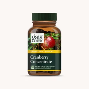 Bottle of Gaia Herbs' Cranberry Concentrate Pills - 60 Capsules