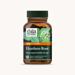 Gaia Herbs Eleuthero Root - 60 Capsules.