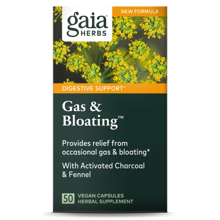 The Gas & Bloating supplement promotes digestive support.