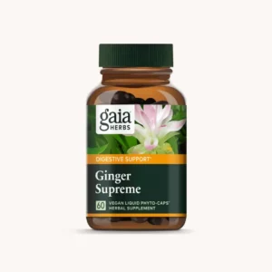 1. Image of Gaia Herbs Ginger Supreme bottle - 60 Capsules