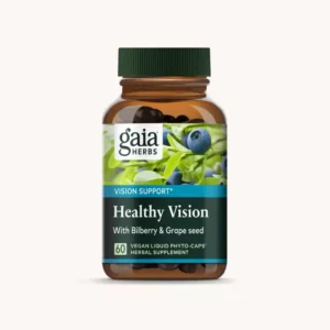 Image of Gaia Herbs Healthy Vision bottle - 60 Capsules