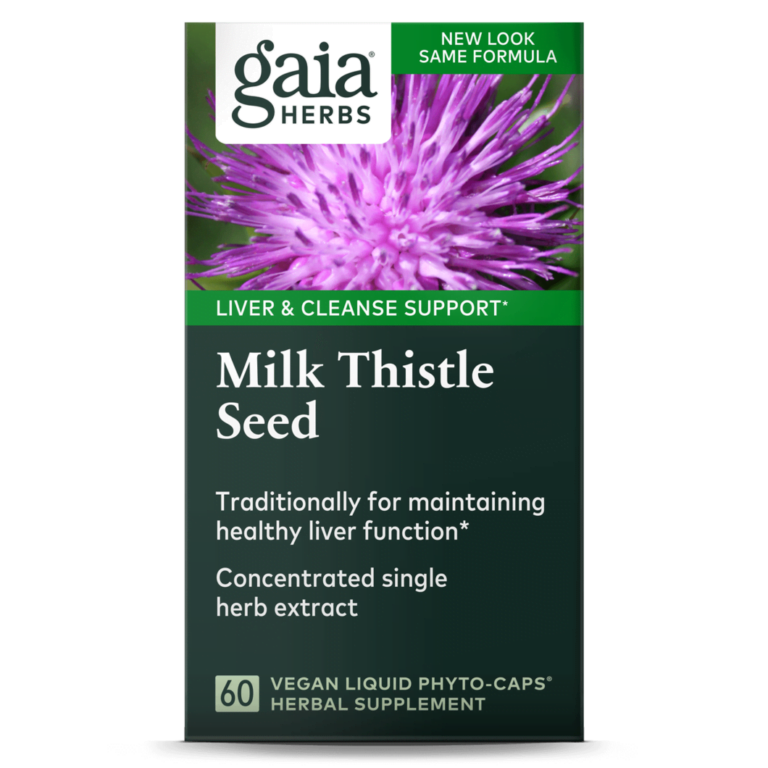 Beneficiile și informațiile suplimentare ale Gaia Herbs Milk Thistle Seed (Semințe de armurariu)