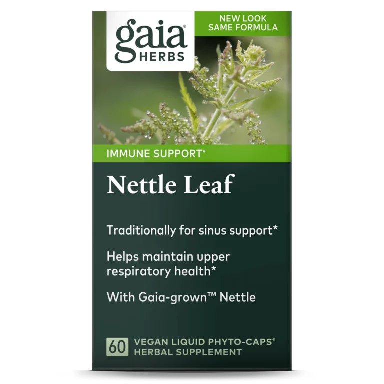 Flacon Supliment Gaia Herbs Frunze de urzică - 60 capsule