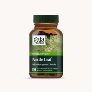 Gaia Herbs Nettle Leaf supplement Bottle - 60 capsules