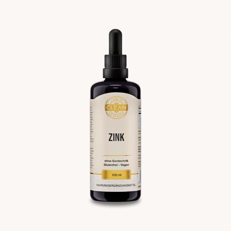 A bottle of I Like It CLEAN's Zinc supplement