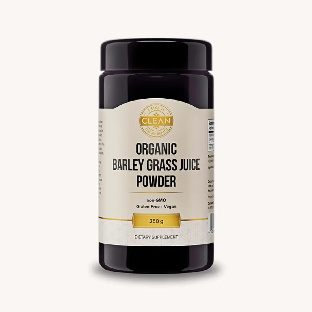 A bottle of Organic Barley Grass Juice Powder - 250g