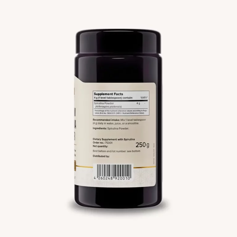 Organic Spirulina Powder characteristics, use, and ingredients