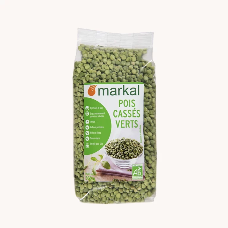 Split peas green organic 500g
